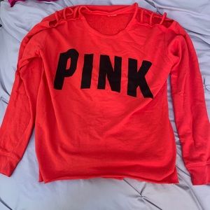 PINK pullover sweatshirt